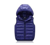 Enfant Hiver Gilet BéBé GarçOn Fille Doudoune sans Manches, Manteau Automne Et Hiver Couleur Unie ImperméAble Chaud Doux Et Confortable Fermeture à GlissièRe pour Le Quotidien DéContracté