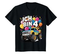 Enfant « Ich bin 4 Monster truck Geburtstag Design für Kinder » T-Shirt