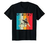 Enfant « Ich bin schon 7 | 7th Geburtstag Jungen Skateboard » T-Shirt