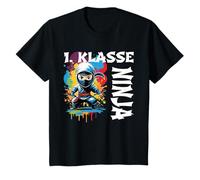 Enfant Idée cadeau Kita Grundschule Volks-Schule 1. Classe Ninja T-Shirt