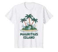 Enfant Île Maurice Voyage Vacances Maurice Dodo Bird T-Shirt