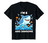 Enfant I'm 6 and Jawsome Shark 6th Birthday T-Shirt