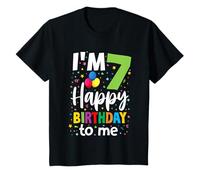 Enfant I'm 7 Happy Birthday to Me 7 Ans Toddler 7th Birthday Boy T-Shirt