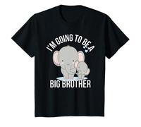 Enfant I'm Going To Be A Big Brother Éléphant Révélation du sexe 2021 T-Shirt