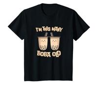 Enfant I'm This Many Boba Old - Cute Boba, 2e Anniversaire, 2 Ans T-Shirt
