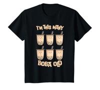 Enfant I'm This Many Boba Old - Cute Boba 6th Birthday 6 Years Old T-Shirt