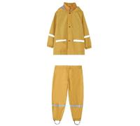 Enfant Imperméable Combinaison de Pluie Garçon Fille Imperméable Veste à Capuche Imperméable Manteau Pantalon Costume 2 pièces Ensemble Réutilisable Vêtements de pluie