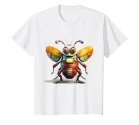 Enfant Insecte Cartonic Kids Bug Cigale Cerf Beetle Coccinelle T-Shirt