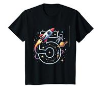Enfant J'Ai 5 Ans ! Garçon de 5e Anniversaire d'astronaute de fusée T-Shirt