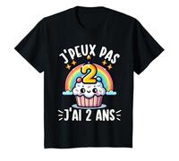 Enfant Je Peux Pas J'ai 2 Ans Anniversaire Bébé Humour Drole Kawaii T-Shirt