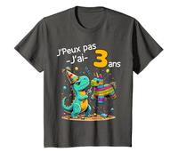 Enfant Je Peux Pas J'ai 3 Ans Theme Dinosaure Anniversaire Pinata T-Shirt