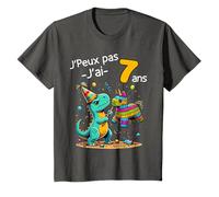 Enfant Je Peux Pas J'ai 7 Ans Theme Dinosaure Anniversaire Pinata T-Shirt