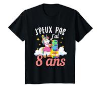Enfant Je Peux Pas J'ai 8 Ans Cadeau Pour Célébrant D'anniversaire T-Shirt