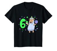 Enfant Je suis 6 avec des moutons - anniversaire fille 6 ans T-Shirt