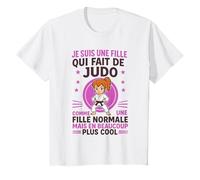 Enfant Je suis Une Fille Qui Fait du Judo Normale mais Plus Cool T-Shirt