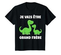 Enfant Je Vais être Grand Frère Annonce Naissance Dinosaure T-Shirt
