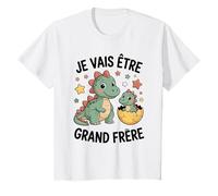 Enfant Je Vais Être Grand Frère -Dinosaure Futur Grand Frère T-Shirt