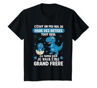 Enfant Je Vais Être Grand Frère - Humeur Annonce Futur Grand Frere T-Shirt