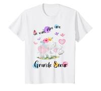 Enfant Je vais être Grande Soeur 2026 Annoncer Grossesse Éléphant T-Shirt