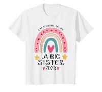 Enfant Je Vais être Une Grande sœur 2025 T-Shirt