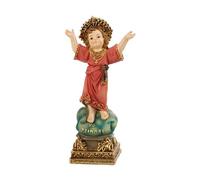 Enfant Jésus Divin en résine Peinte à la Main 11 cm