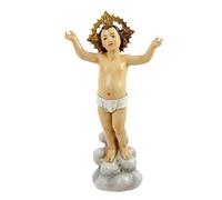 Enfant Jésus Divin en résine Peinte à la Main 20 cm