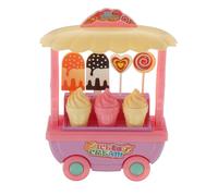 Enfant Jouer Maison Jouet Cuisine Casseroles Casseroles Nourriture Plats Ustensiles De Cuisine Jouets, Chariot De Crème Glacee