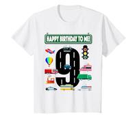 Enfant Joyeux Anniversaire pour Moi ! Je suis 9 (Neuf) sur Le thème du Transport T-Shirt
