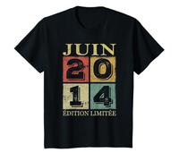 Enfant Juin 2014 11 ans Cadeau Anniversaire Garçon Juin 2014 T-Shirt