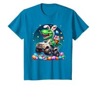 Enfant Lapin de Pâques T-Rex Dinosaure Monster Truck T-Shirt