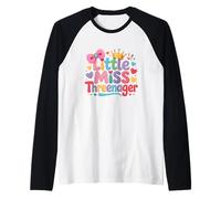 Enfant Little Threenager Threenager Anniversaire Fille 3 Ans Manche Raglan
