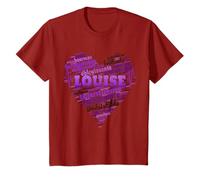 Enfant Louise Nuage de Mots en Cœur -battements et pulsations T-Shirt