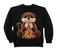 Enfant Loutre en Peluche pour Amoureux drôle et Mignon Sweatshirt