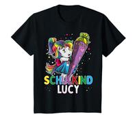 Enfant Lucy Cornet d'écolier Licorne pour Fille T-Shirt