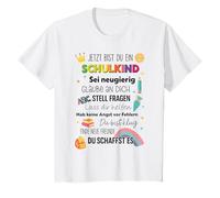 Enfant Maintenant, Vous êtes Un écolier : Inscription à l'école, Dictons de Courage T-Shirt