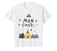 Enfant Man Cave Mountain Arrow Thème pour Les Amateurs d'hommes T-Shirt