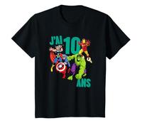 Enfant Marvel Avengers Anniversaire 10 Ans T-Shirt