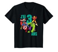 Enfant Marvel Avengers Anniversaire 3 Ans T-Shirt