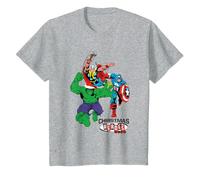 Enfant Marvel Comics Noël Heroes T-Shirt