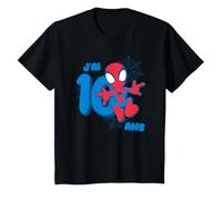 Enfant Marvel Spider-Man Cute Spidey Anniversaire 10 Ans T-Shirt