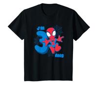 Enfant Marvel Spider-Man Cute Spidey Anniversaire 3 Ans T-Shirt