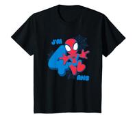 Enfant Marvel Spider-Man Cute Spidey Anniversaire 4 Ans T-Shirt