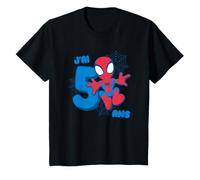 Enfant Marvel Spider-Man Cute Spidey Anniversaire 5 Ans T-Shirt