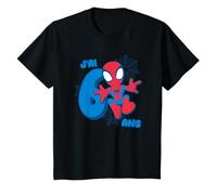 Enfant Marvel Spider-Man Cute Spidey Anniversaire 6 Ans T-Shirt