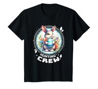 Enfant Matching Family Egg Hunter Crew Shirt Pâques Boys Girl Bunny T-Shirt