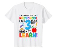 Enfant Mon Premier Jour de Maternelle à 3 Ans Premier Jour d'école T-Shirt