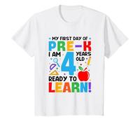 Enfant Mon Premier Jour de Maternelle à 4 Ans Premier Jour d'école T-Shirt