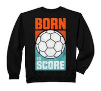 Enfant Né pour marquer Un Joueur de Football Motif de buteur de But Sweatshirt
