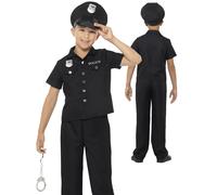 Enfant New York Flic Déguisement Policier Garçon Semaine Livre Jour Costume +