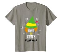Enfant Noël Elf Raised by Elves T-Shirt